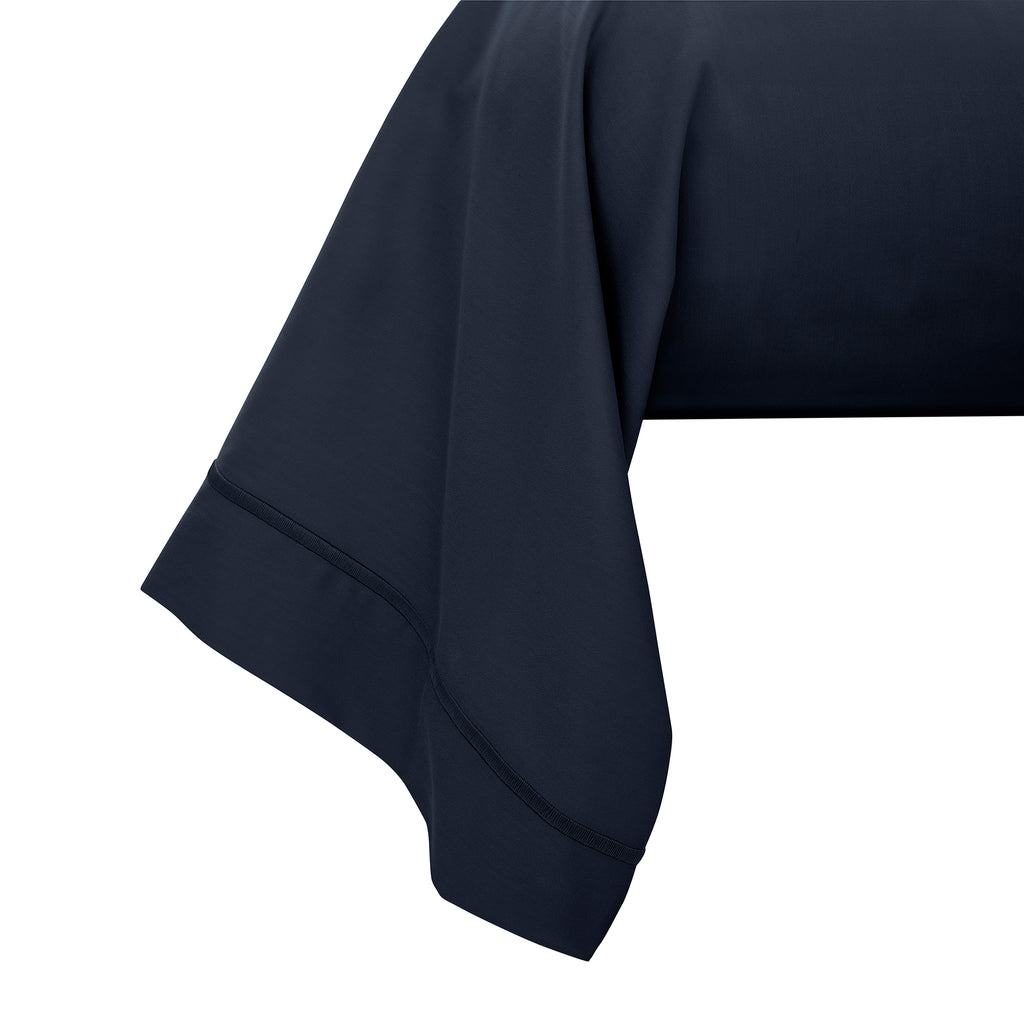 Funda Bolster “Prestige” - Satén de Algodón - Terciopelo Azul