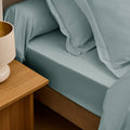 “Prestige” Bolster Case – Cotton Satin – Celadon
