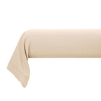 “Prestige” Bolster Case - Cotton Satin - Cream