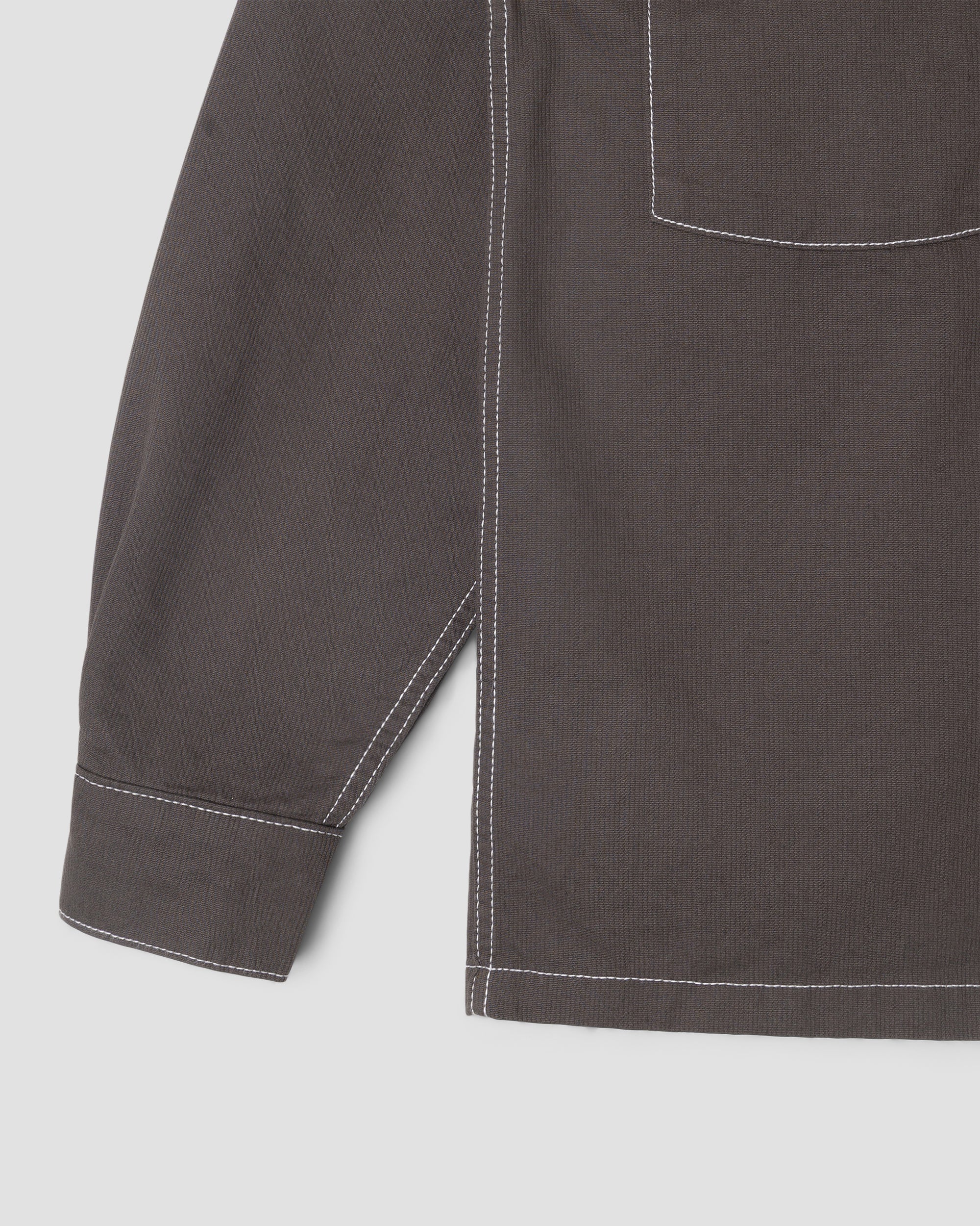 CPO Shirt - Charcoal Bedford