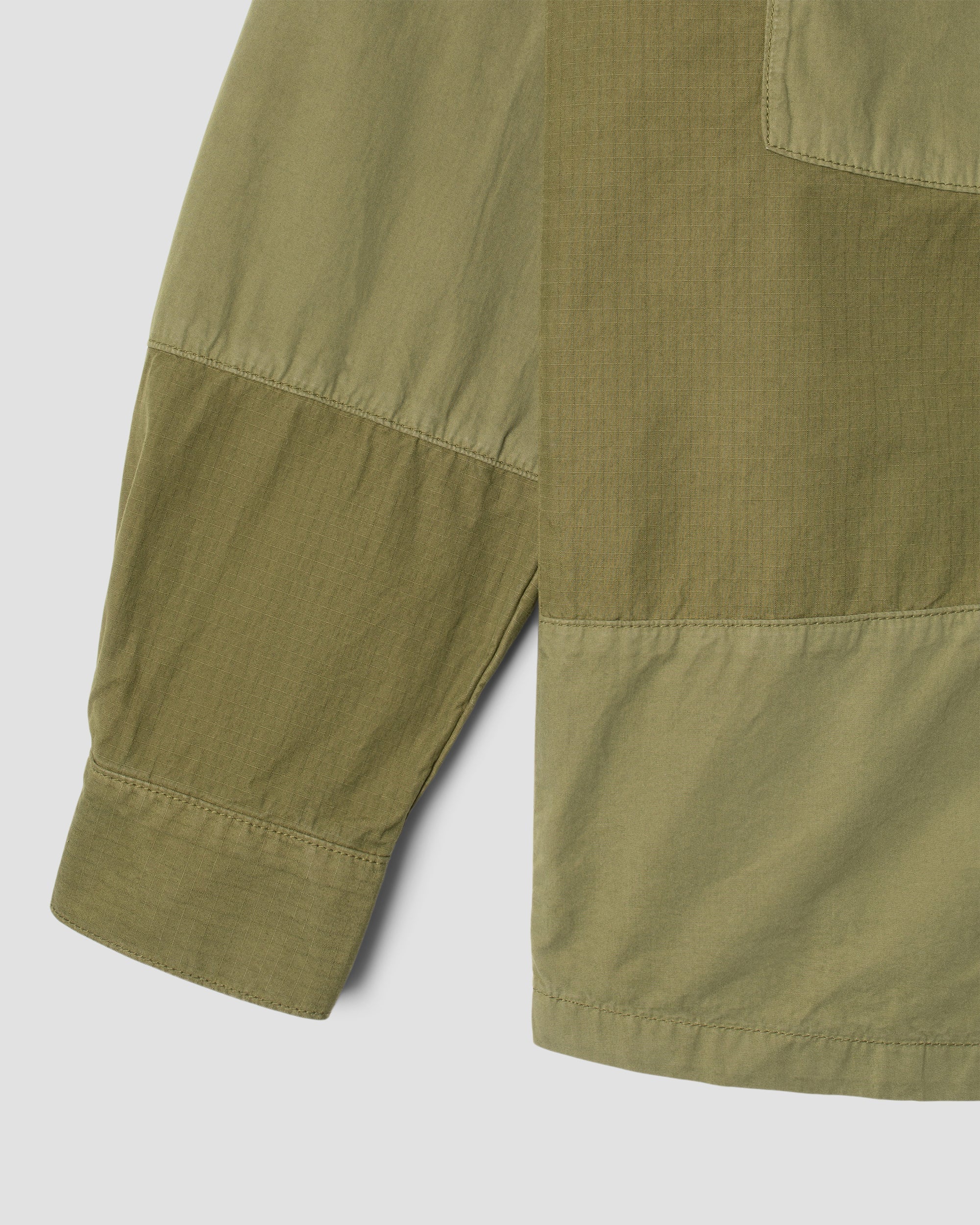 CPO Shirt - Olive/Poplin Mix