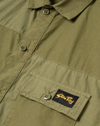 CPO Shirt - Olive/Poplin Mix