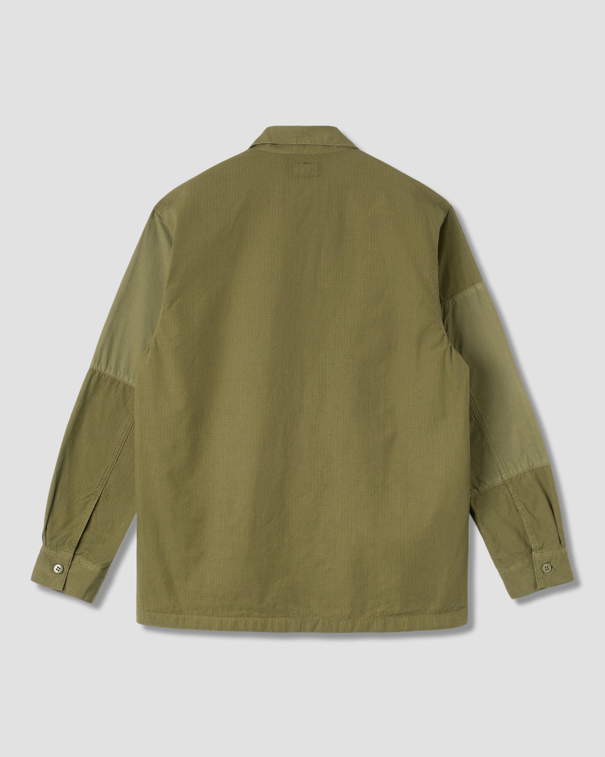 CPO Shirt - Olive/Poplin Mix