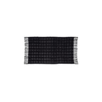 Plaid En Coton - Crepite - Noir