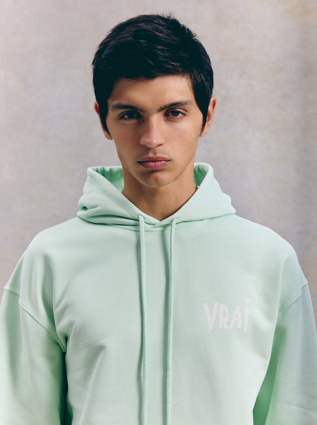 Sweat Capuche Unisexe Fresque Vert D'Eau
