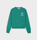Pull Col Rond Crown Cashmere - Green - Femme