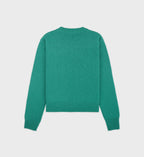Pull Col Rond Crown Cashmere - Green - Femme