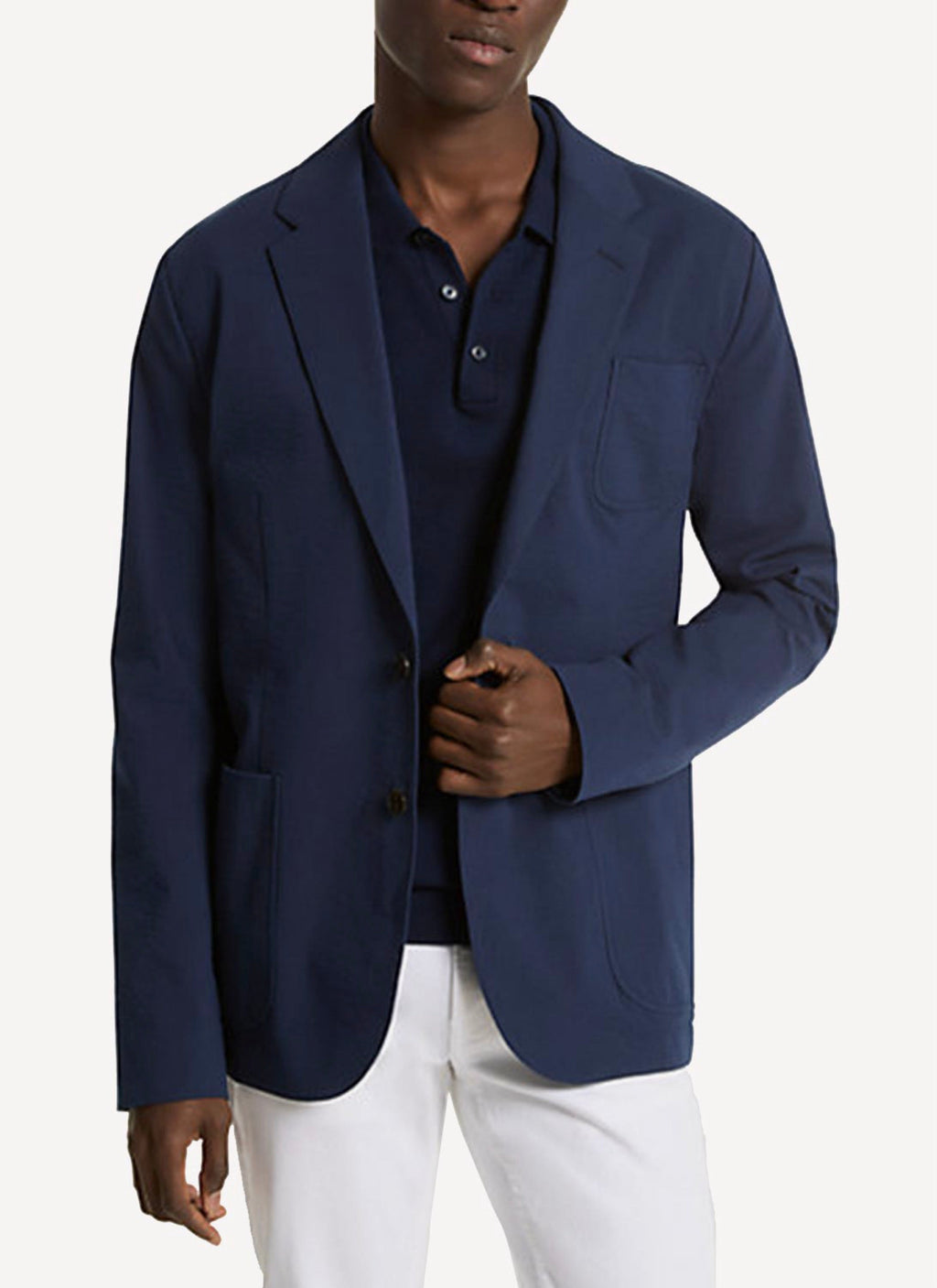 Seersucker Blazer - Midnight - Men