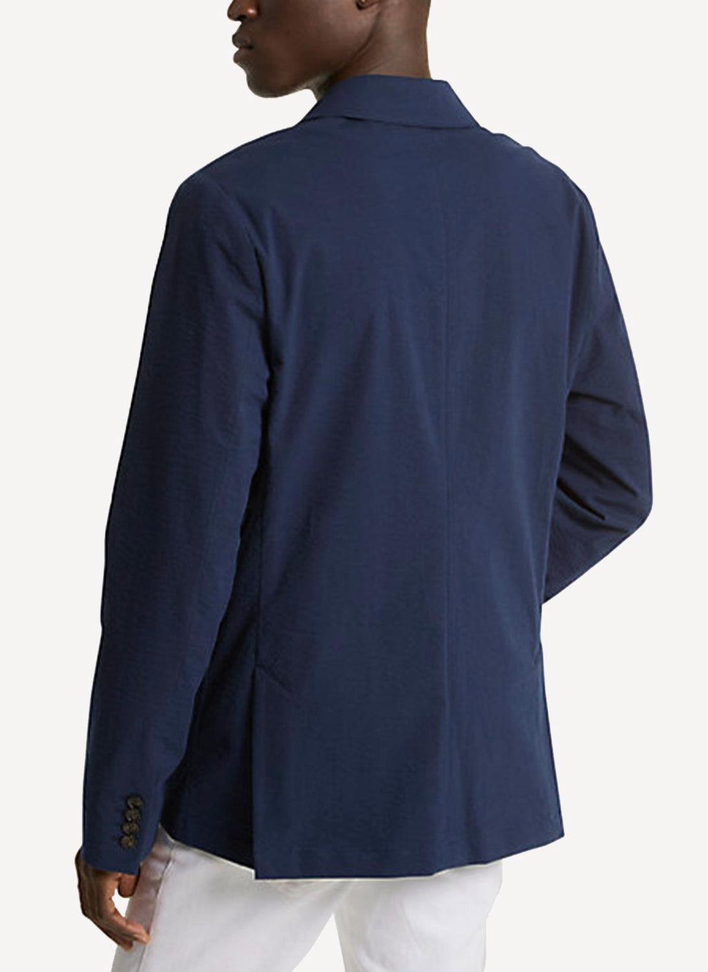 Seersucker Blazer - Midnight - Men