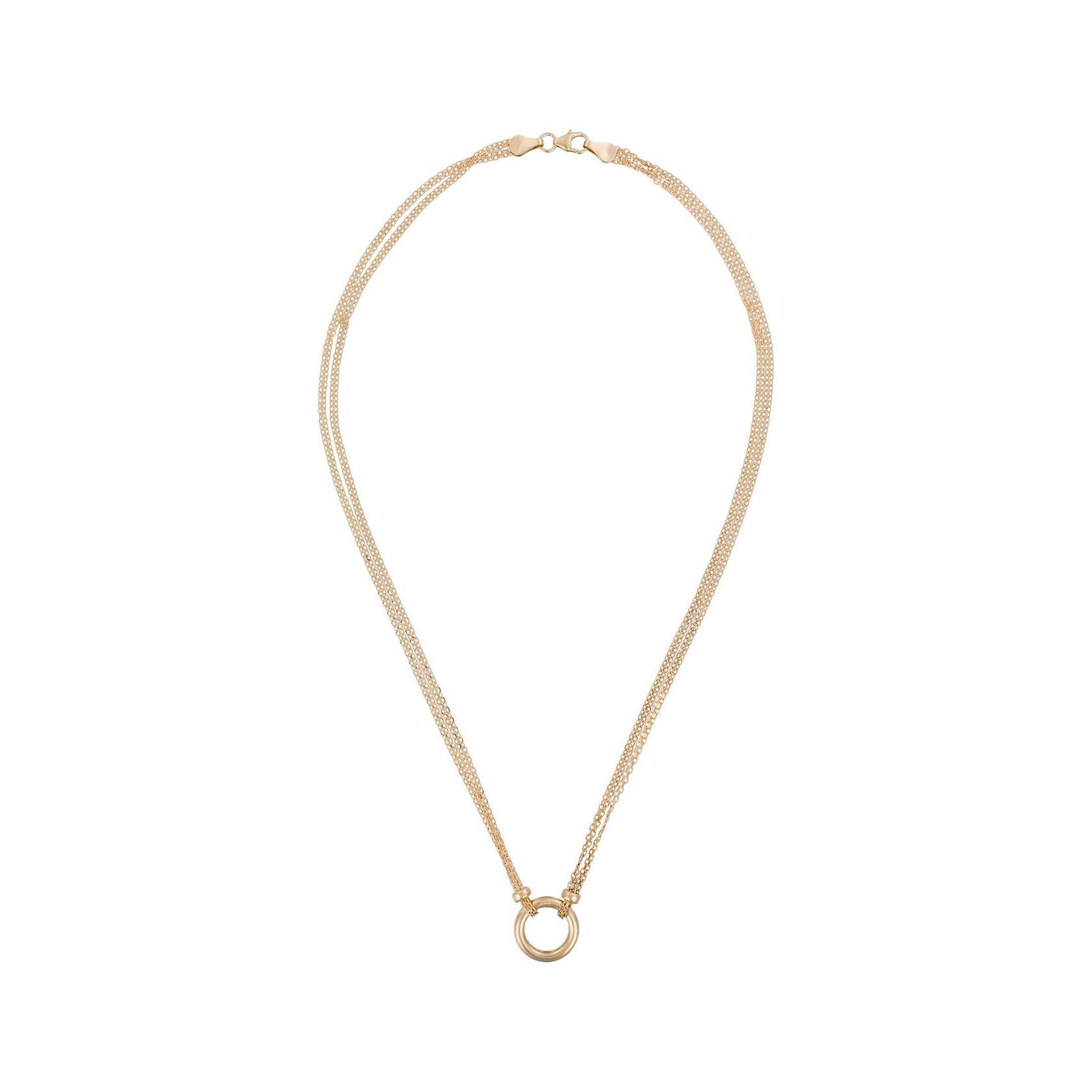 Collier "Round" Or Jaune 375/1000