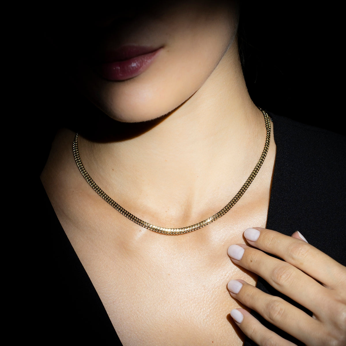Collier "Maille Bellamia" - Or Jaune 375/1000