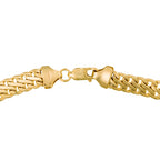 Collier" - Nathalia" - Maille Ovale - Or Jaune 375/1000