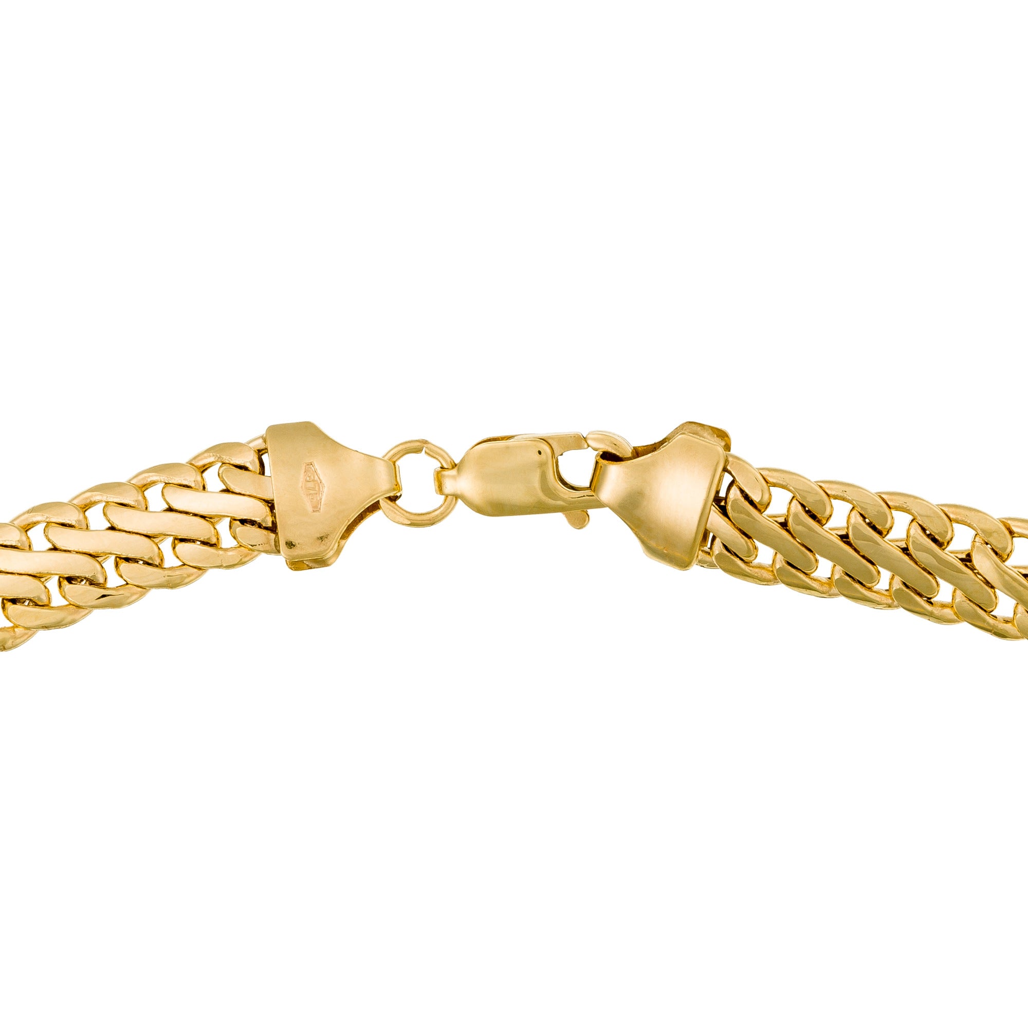 Collier" - Nathalia" - Maille Ovale - Or Jaune 375/1000