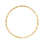 Collier" - Nathalia" - Maille Ovale - Or Jaune 375/1000