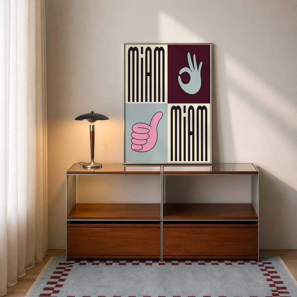 Kitchen - Affiche Miam Miam - Multi