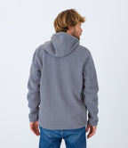 Sweatshirt Anorak Sherpa 1/4 Zip Po - Stone Grey - Homme