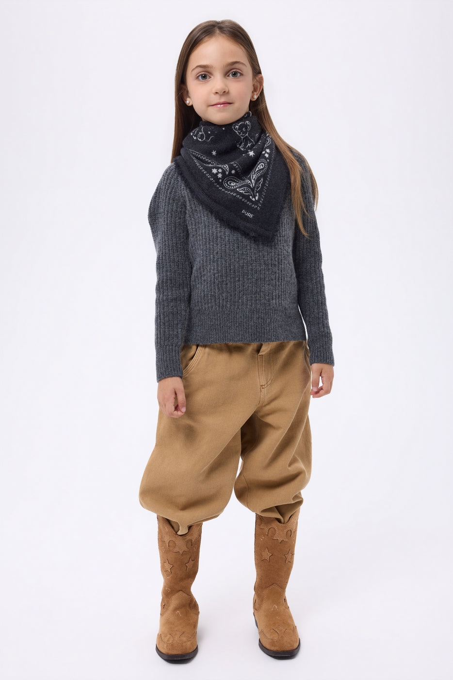 Petit Bandana Cub - Noir - Enfant