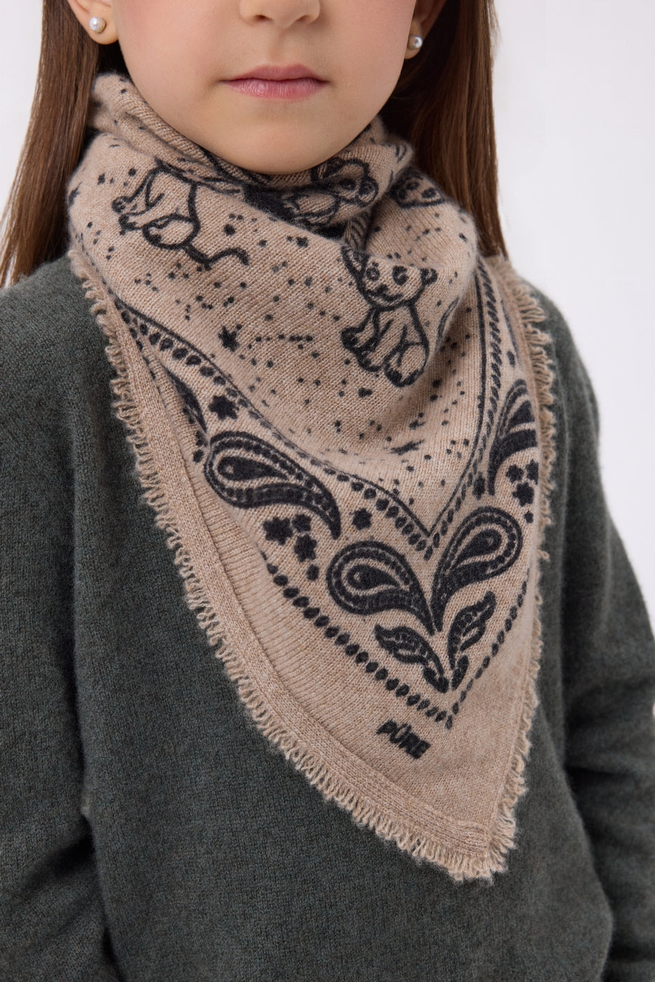 Bandana pequeño Cub - Beige crema - Infantil