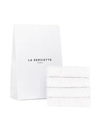 Pack De 4 Toallas Faciales - Blanco