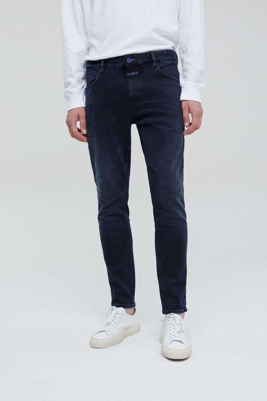 Cerrado - Vaqueros drop cropped - Azul/Negro - Hombres