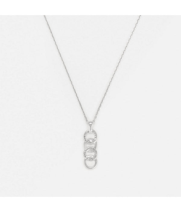 Collier "Ronds Entrelacés" - D0,05/28 - Or Blanc