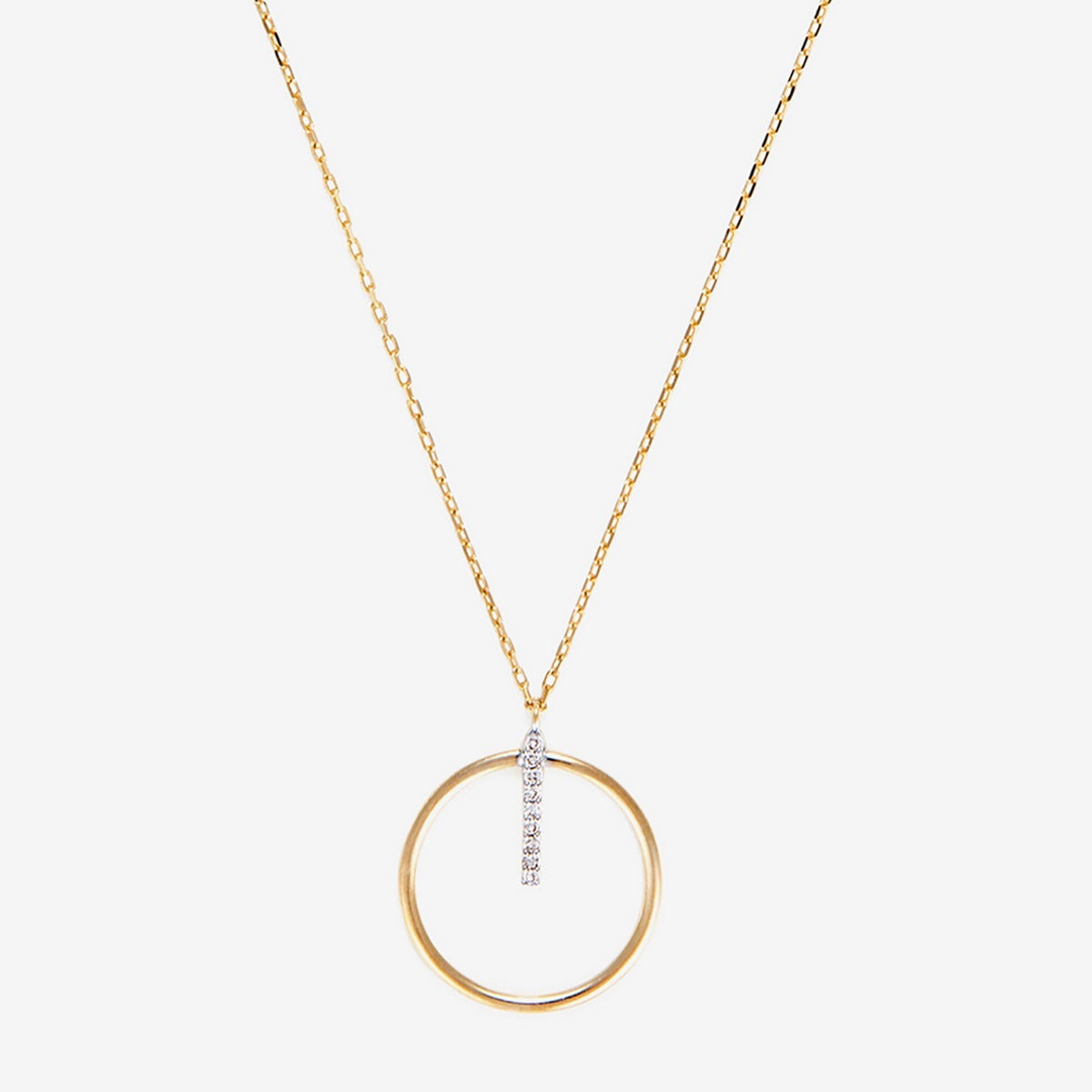 Collar de diamantes “Cercle Prodigieux” 0.03/9 – Oro amarillo