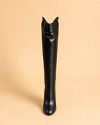 Valda High Boot In Black Calf