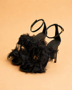 Bailarina Baba De Ante Negro Y Organza