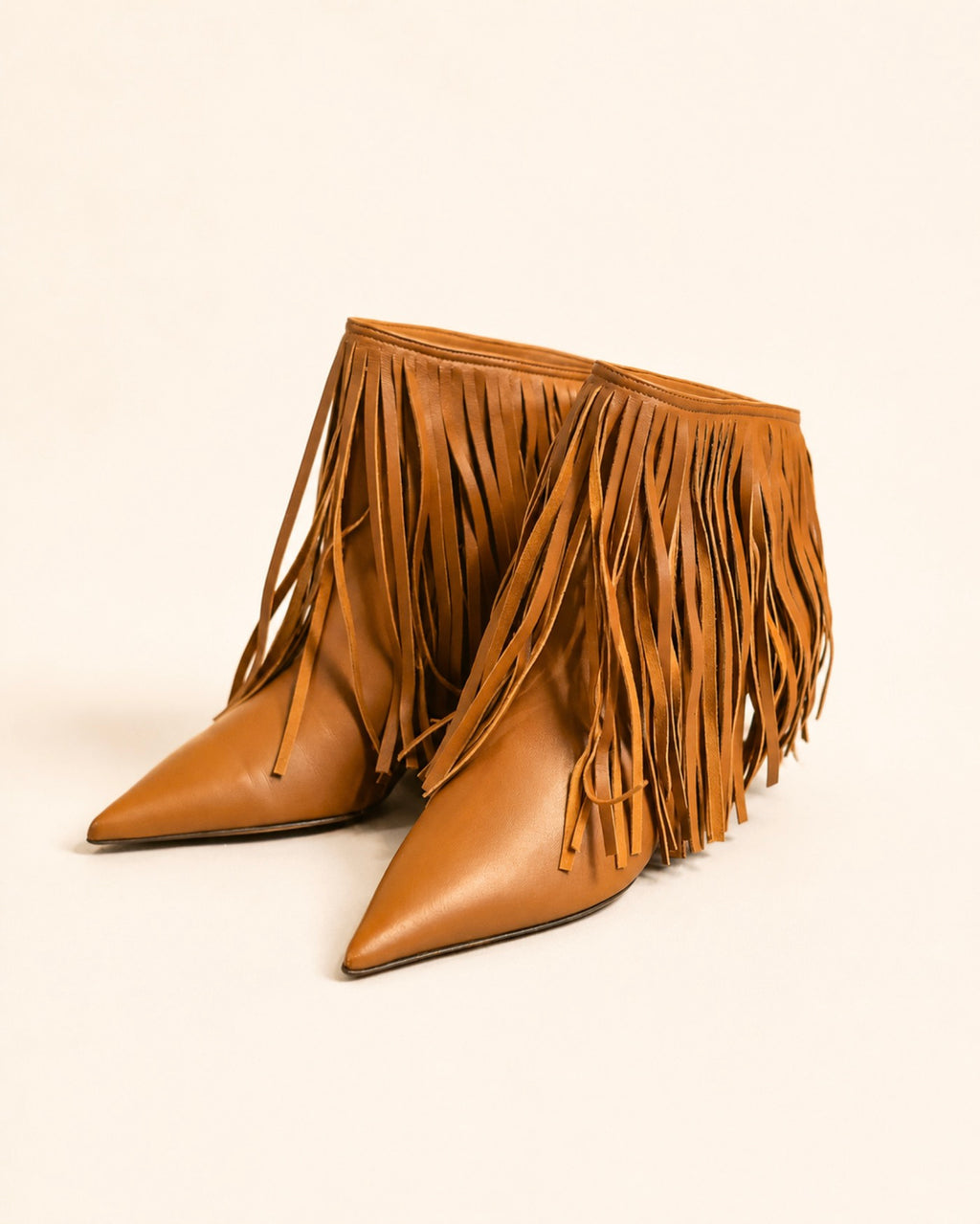 Padma Ankle Boot In Cognac Lambskin