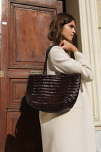 Delhi Medium Tote Bag - Brown