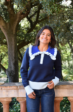 Sophie Marine Jersey Sweater