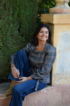Beth Gray Check Top