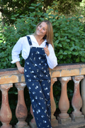 Salopette Nina Fleurs Marine