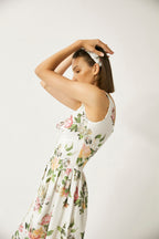 Robe Longue En Lin Shisha - Floral