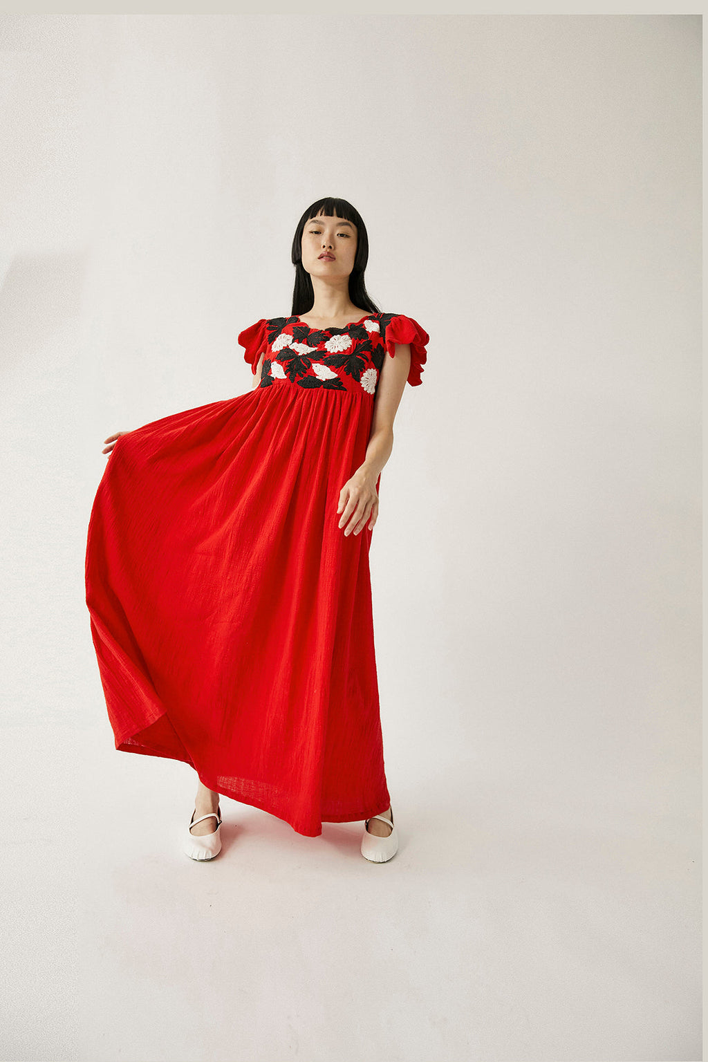 Vestido Lunda - Rojo