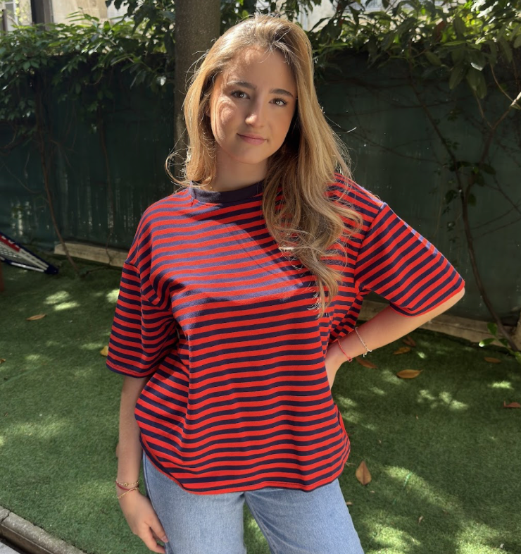 Camiseta Tomy - Rojo/Marino