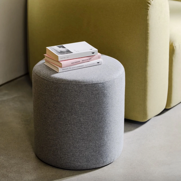 Folk - Pouf - Laine - Universal Grey Wool
