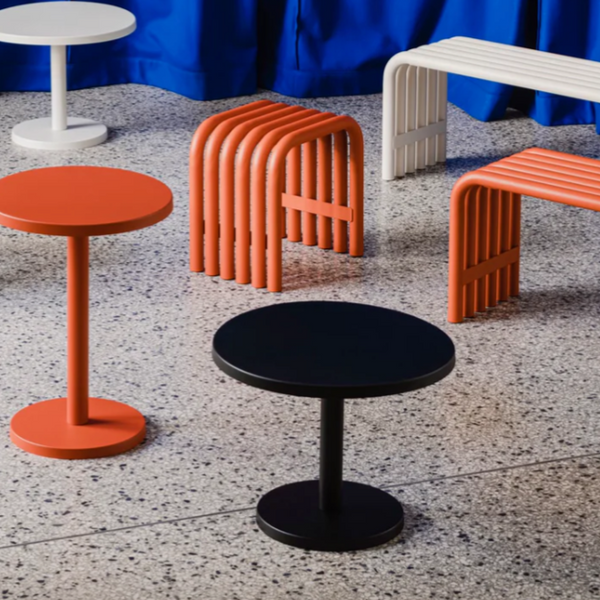 Odo - Table D'Appoint - Acier - Vulcano Black