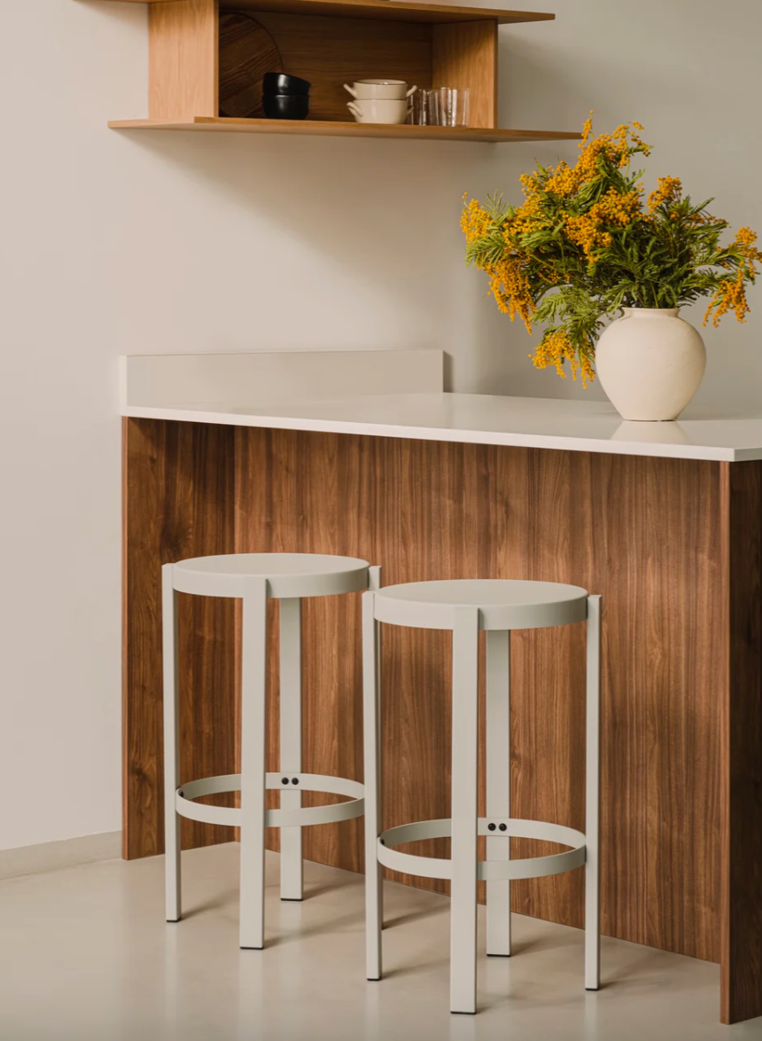 Doon Stool - Large - Pebble Grey