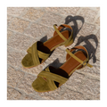 Apolina - Sandales A Talon Claire - Vert