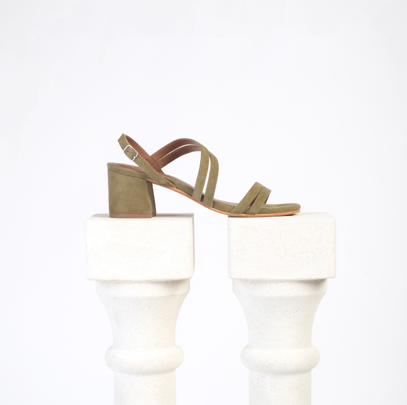 Apolina - Sandales A Talon Reeta - Vert