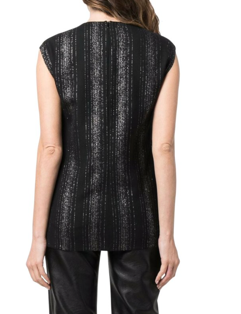 Top Sleeveless Crew - Black - Women