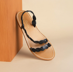 Les Bagatelles - Sandalias Planas Maria - Black