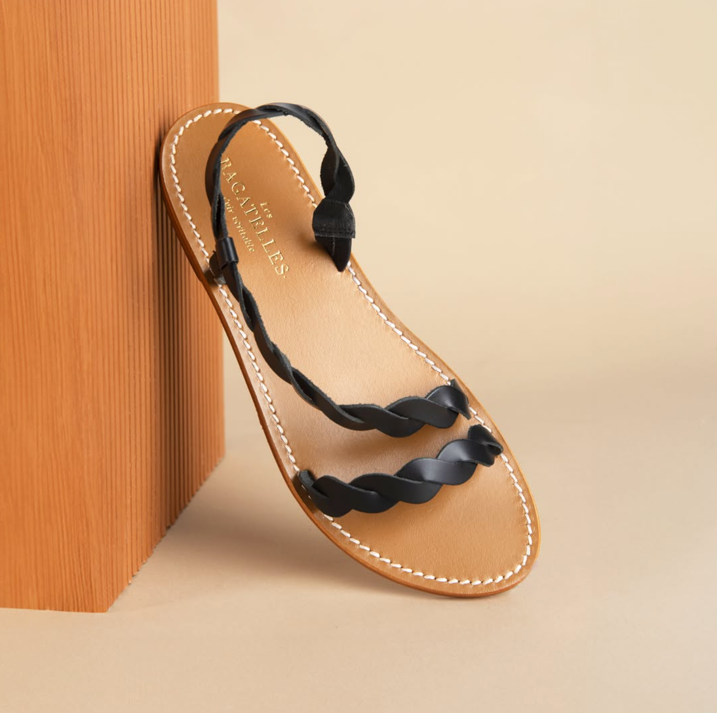 Les Bagatelles - Sandalias Planas Maria - Black