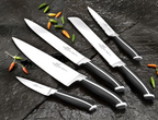 Bloc De Couteaux Glasgow En Inox Avec 5 Couteaux Jupiter