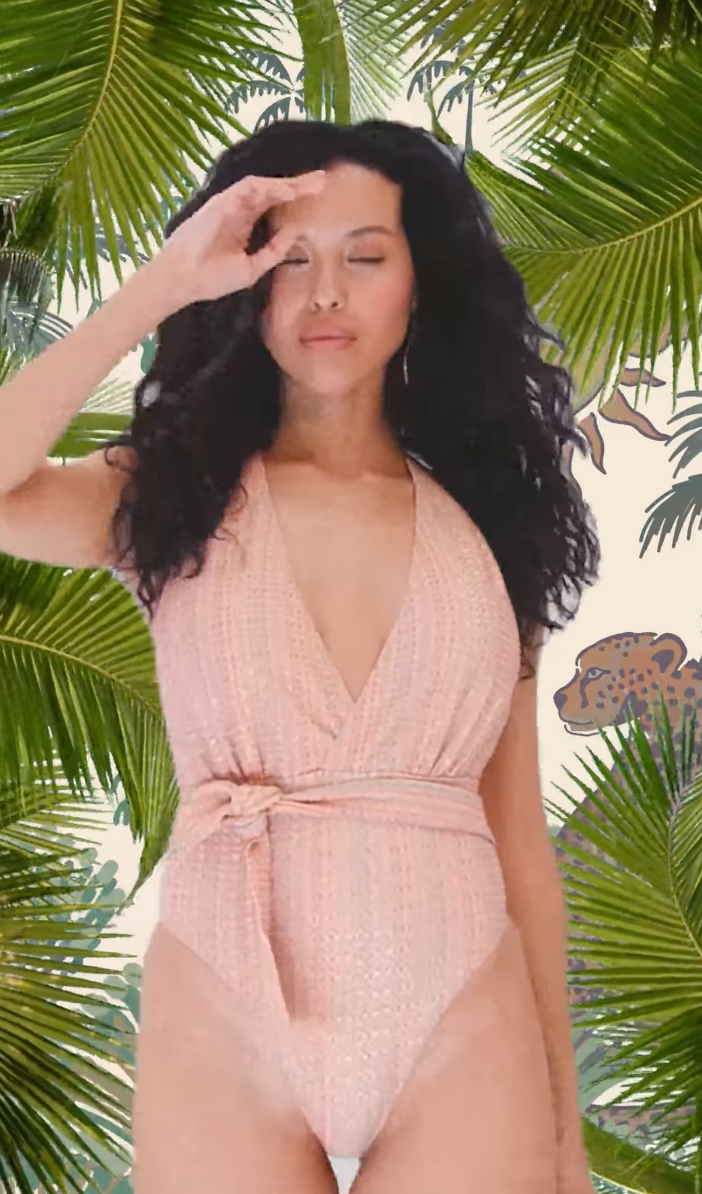 Maillot 1 Pièce Beleza Pura Jacquard Carrement