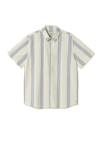 Tom Striped Poplin Shirt - White