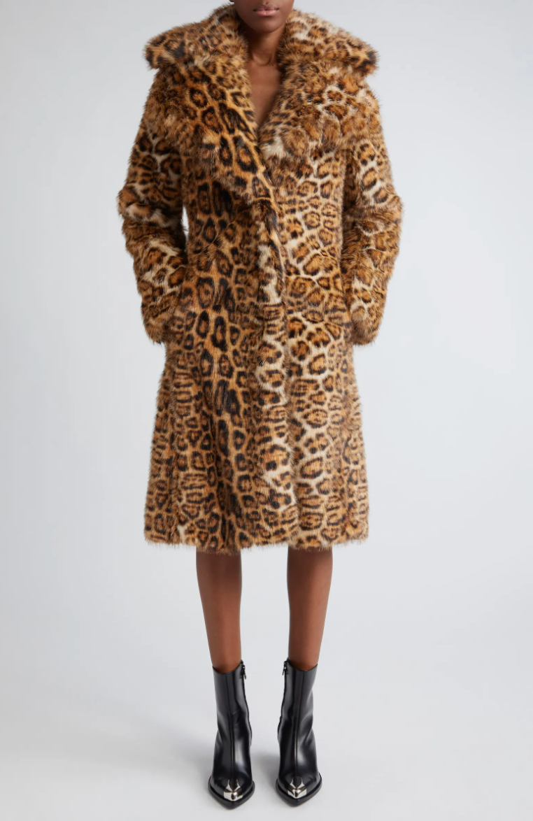 Abrigo - Estampado De Leopardo