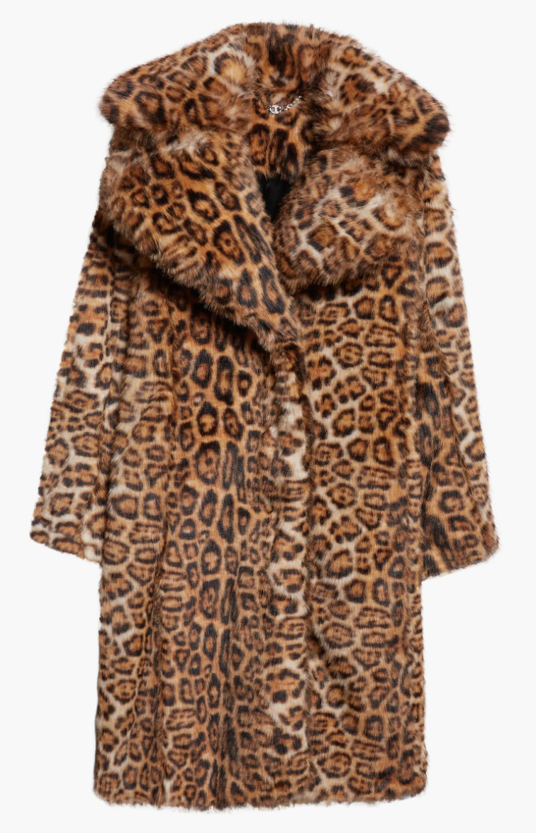 Abrigo - Estampado De Leopardo