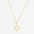 Colgante “Ton Soleil” Oro amarillo 375/1000 y circonio